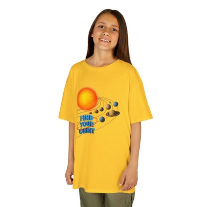 Kids' Find Your Orbit Planets T-shirt - 13 colors