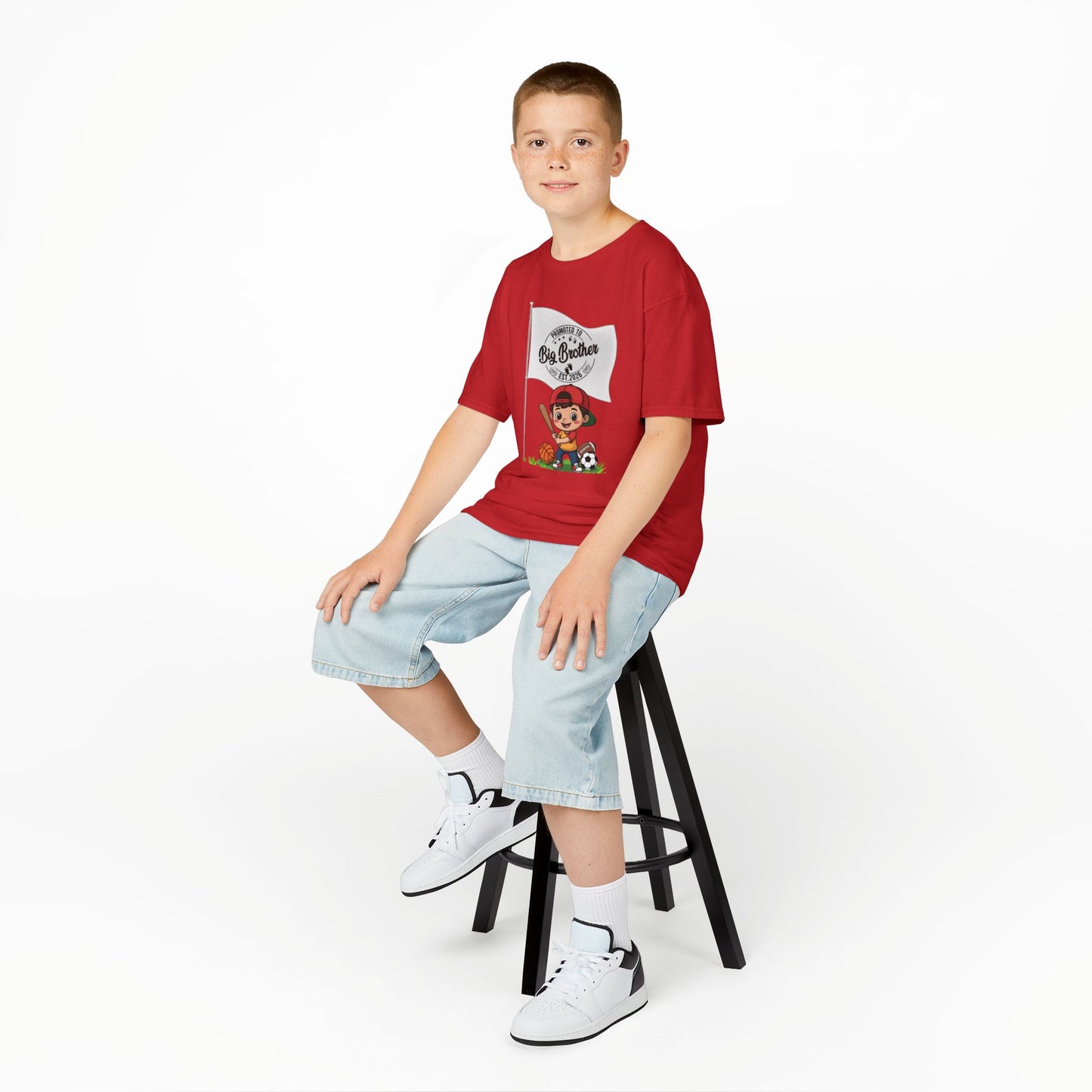 Kids' Promoted to Big Brother 2026 T-Shirt - 16 colors