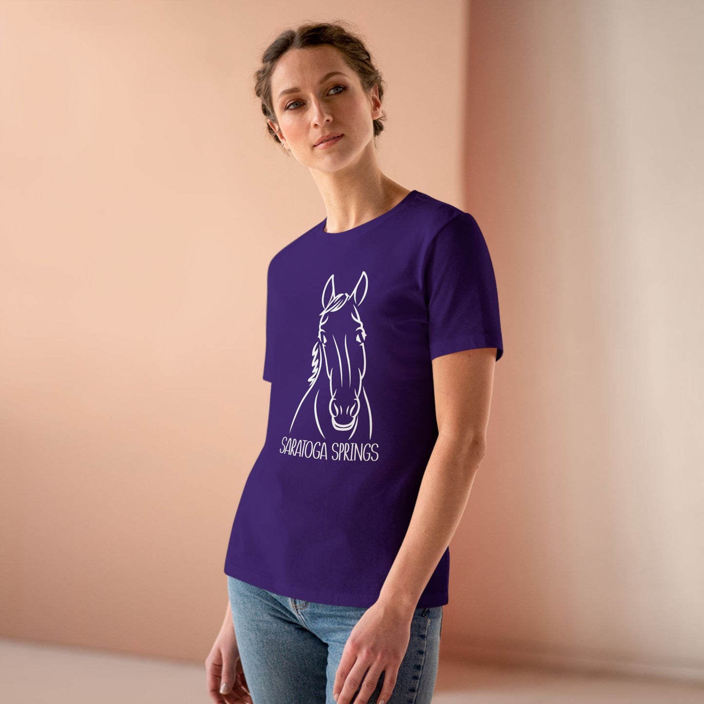Saratoga Filly Women's Semi-Relaxed Color T-Shirt