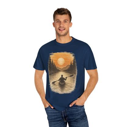 Sunset Kayak Unisex T-Shirt - 11 colors