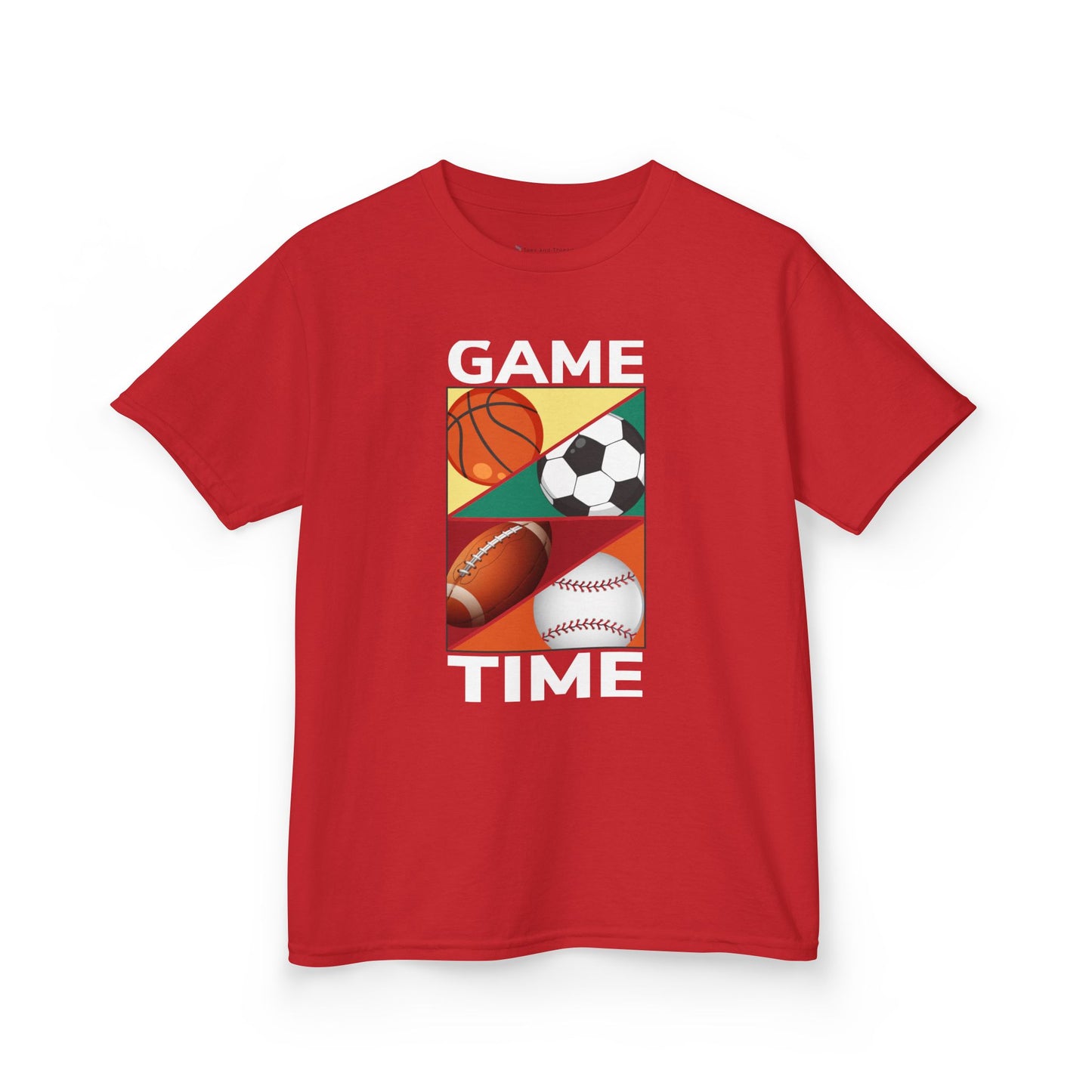 Kids' Sports Game Time T-Shirt - 16 colors