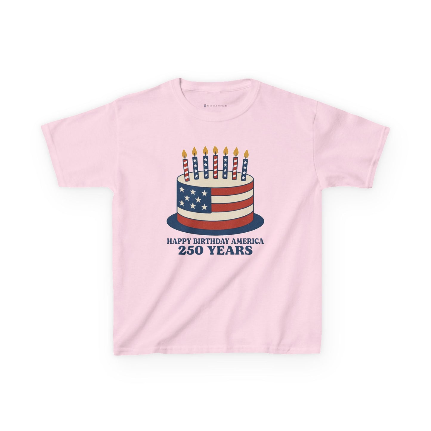 Kids' USA Birthday Cake T-shirt - 6 colors