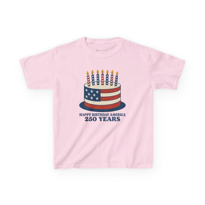Kids' USA Birthday Cake T-shirt - 6 colors