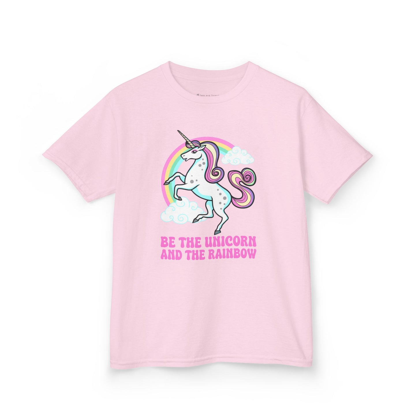Kids' Be The Unicorn and The Rainbow T-Shirt - 17 Colors