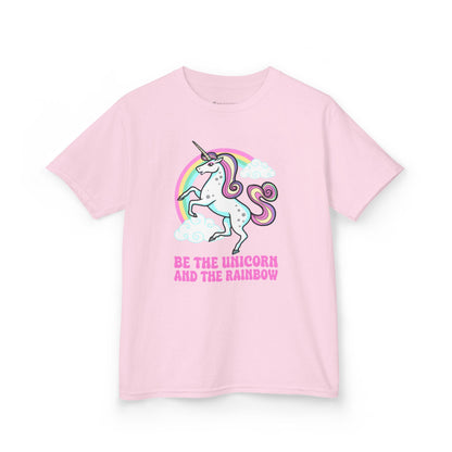 Kids' Be The Unicorn and The Rainbow T-Shirt - 17 Colors
