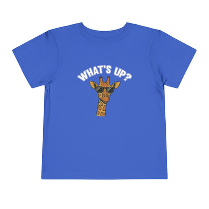 What's Up Cute Giraffe Toddler Tee - 6 colors