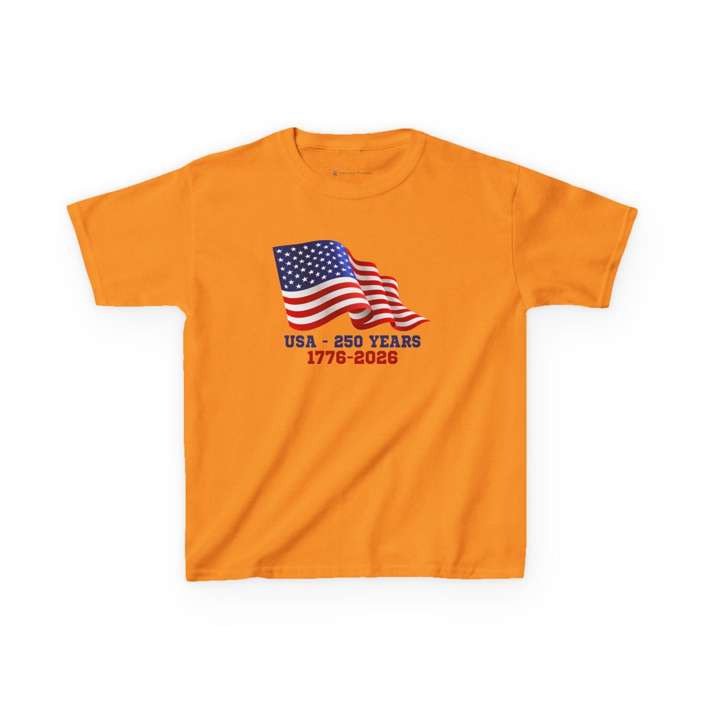 Kids' USA 250 Years Birthday 1776-2026 T-shirt - 15 colors