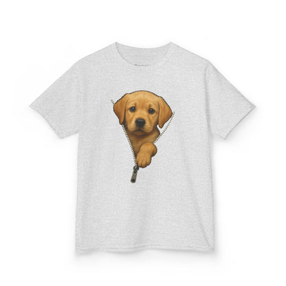 Kids' Peeking Puppy T-shirt - 15 colors