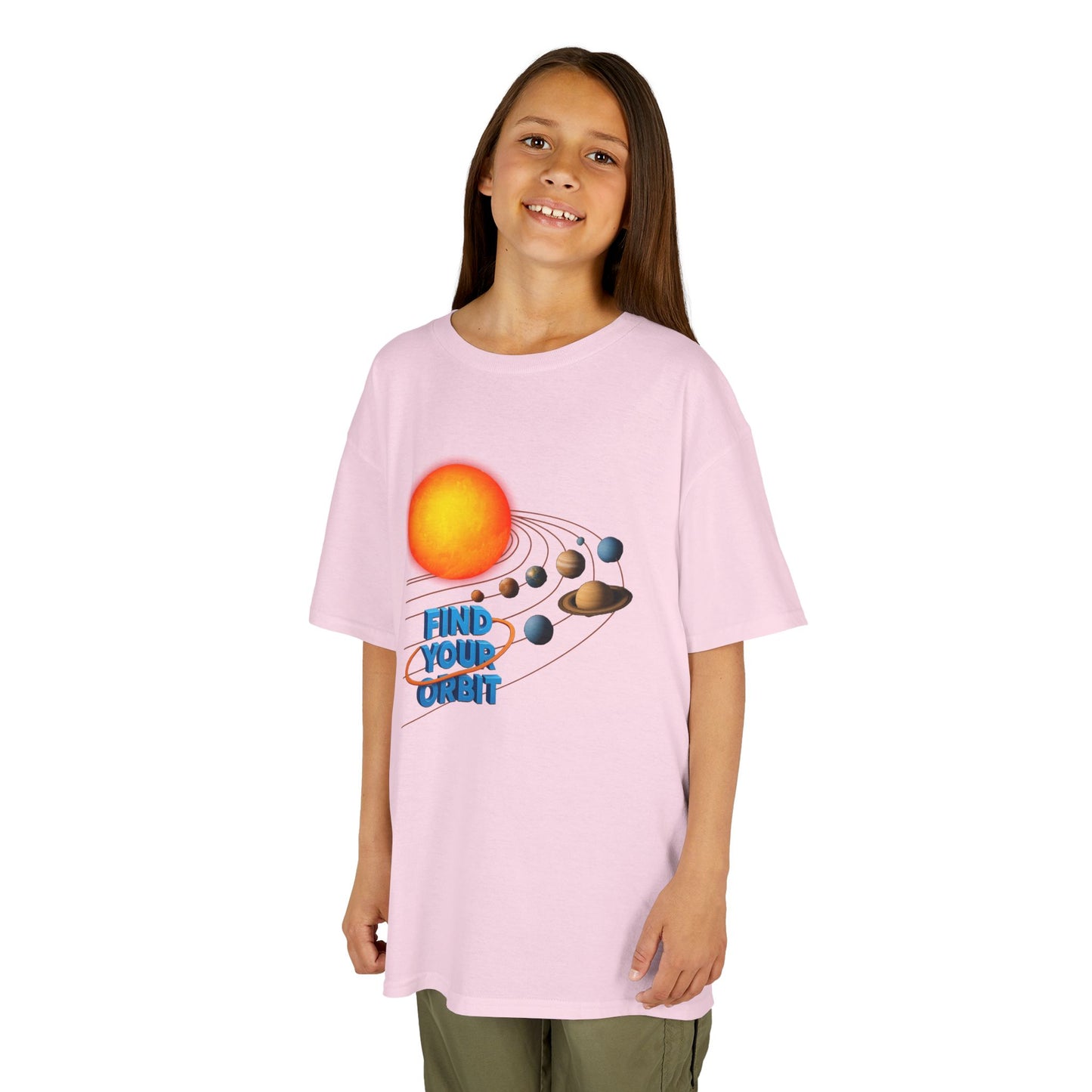 Kids' Find Your Orbit Planets T-shirt - 13 colors