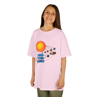 Kids' Find Your Orbit Planets T-shirt - 13 colors