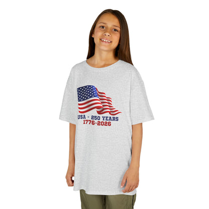 Kids' USA 250 Years Birthday 1776-2026 T-shirt - 15 colors
