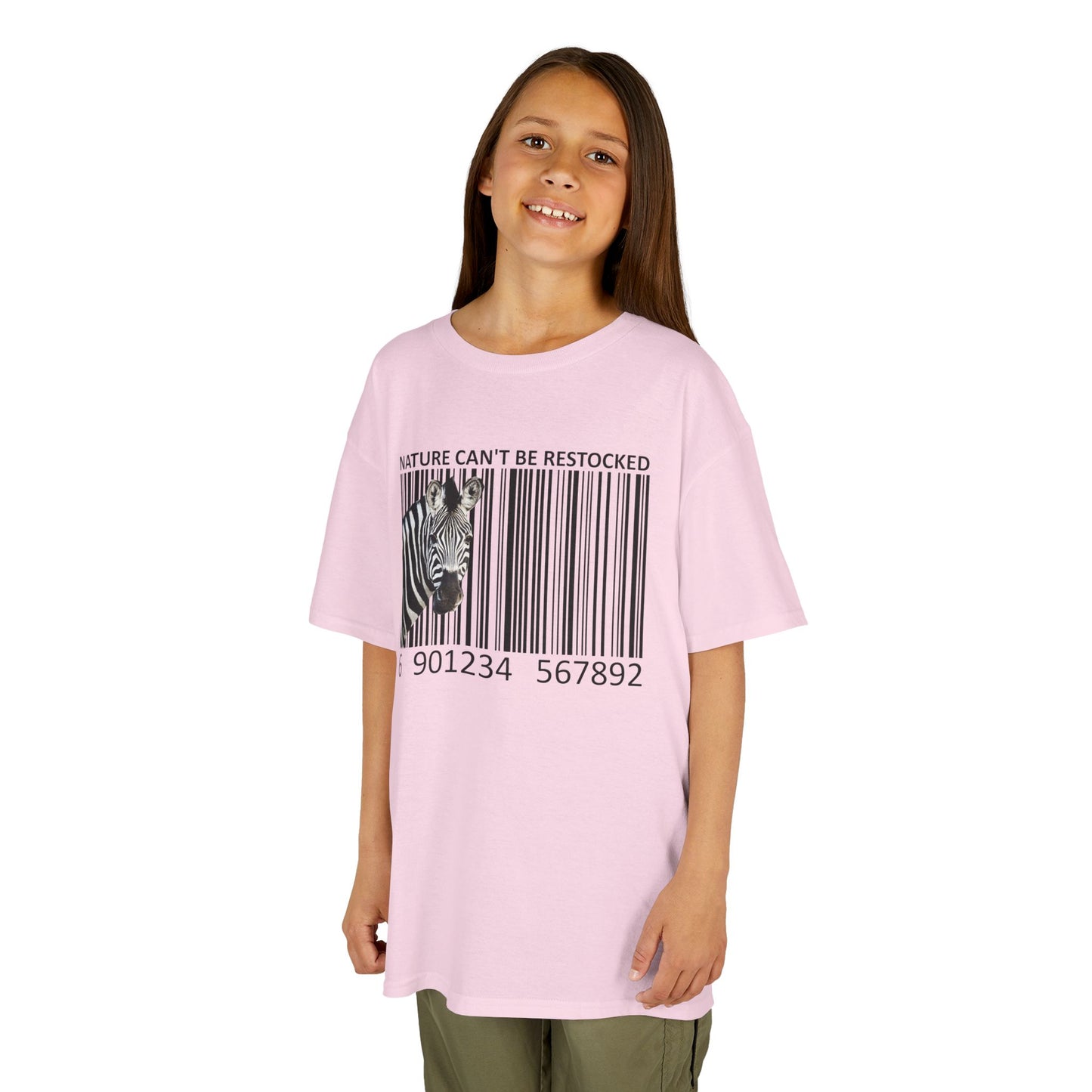 Kids' Nature Can't Be Restocked Zebra T-shirt - 10 colors