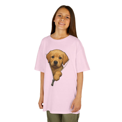 Kids' Peeking Puppy T-shirt - 15 colors