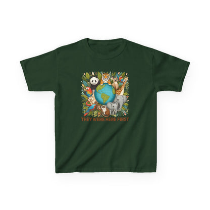 Kids' They Were Here First Animal T-shirt - 14 colors