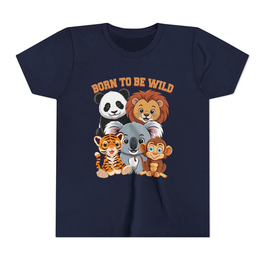 Born to Be Wild Animal Friends Kids T-Shirt