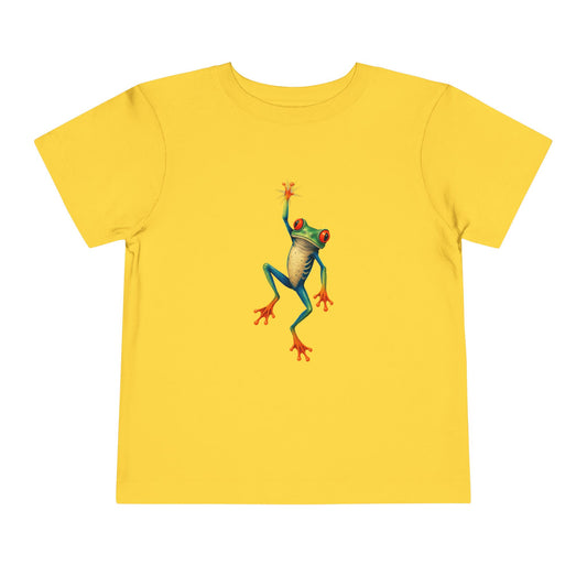 Hang on Froggy Cute Toddler Tee - 9 colors