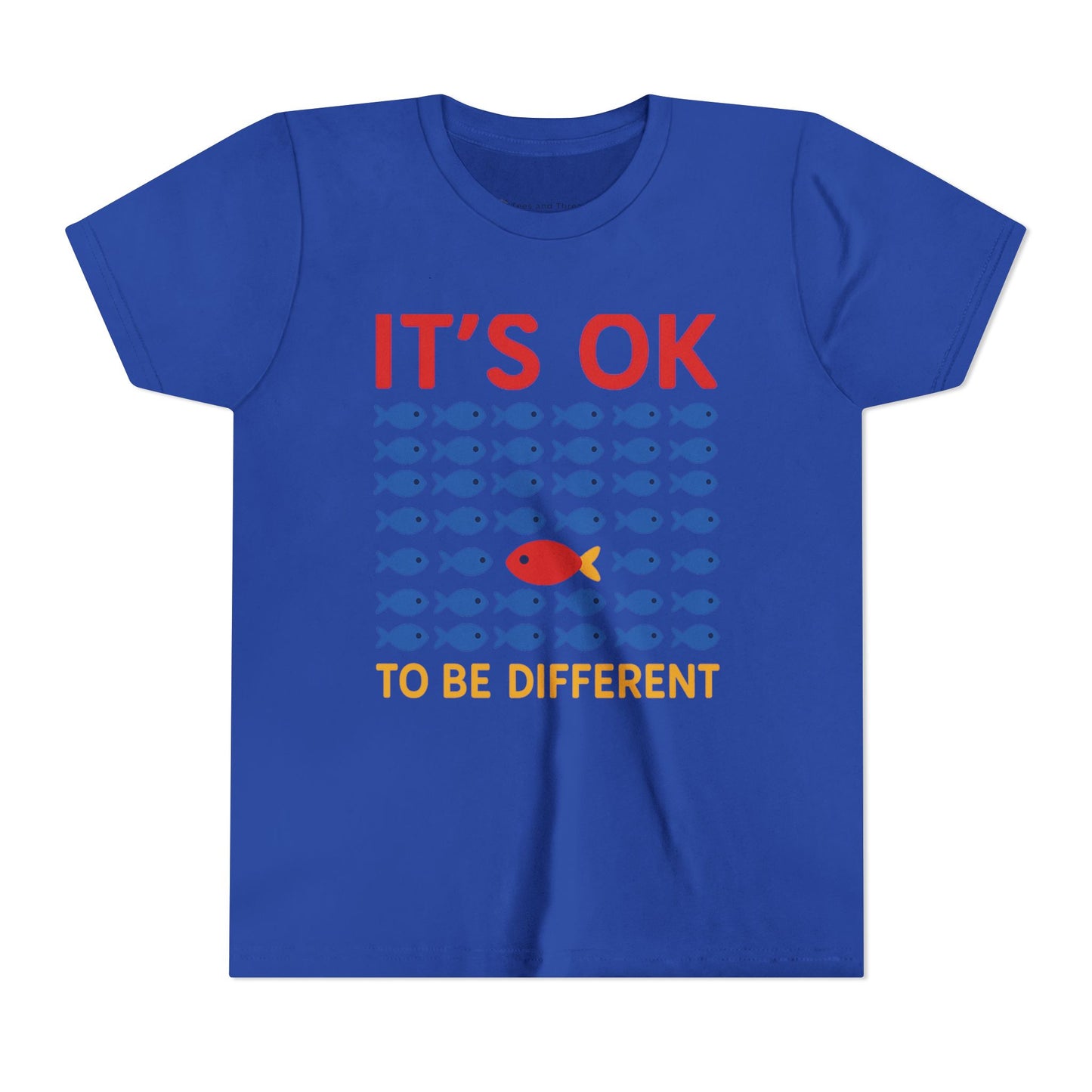 It's OK To Be Different Fishy Friends Kids T-Shirt
