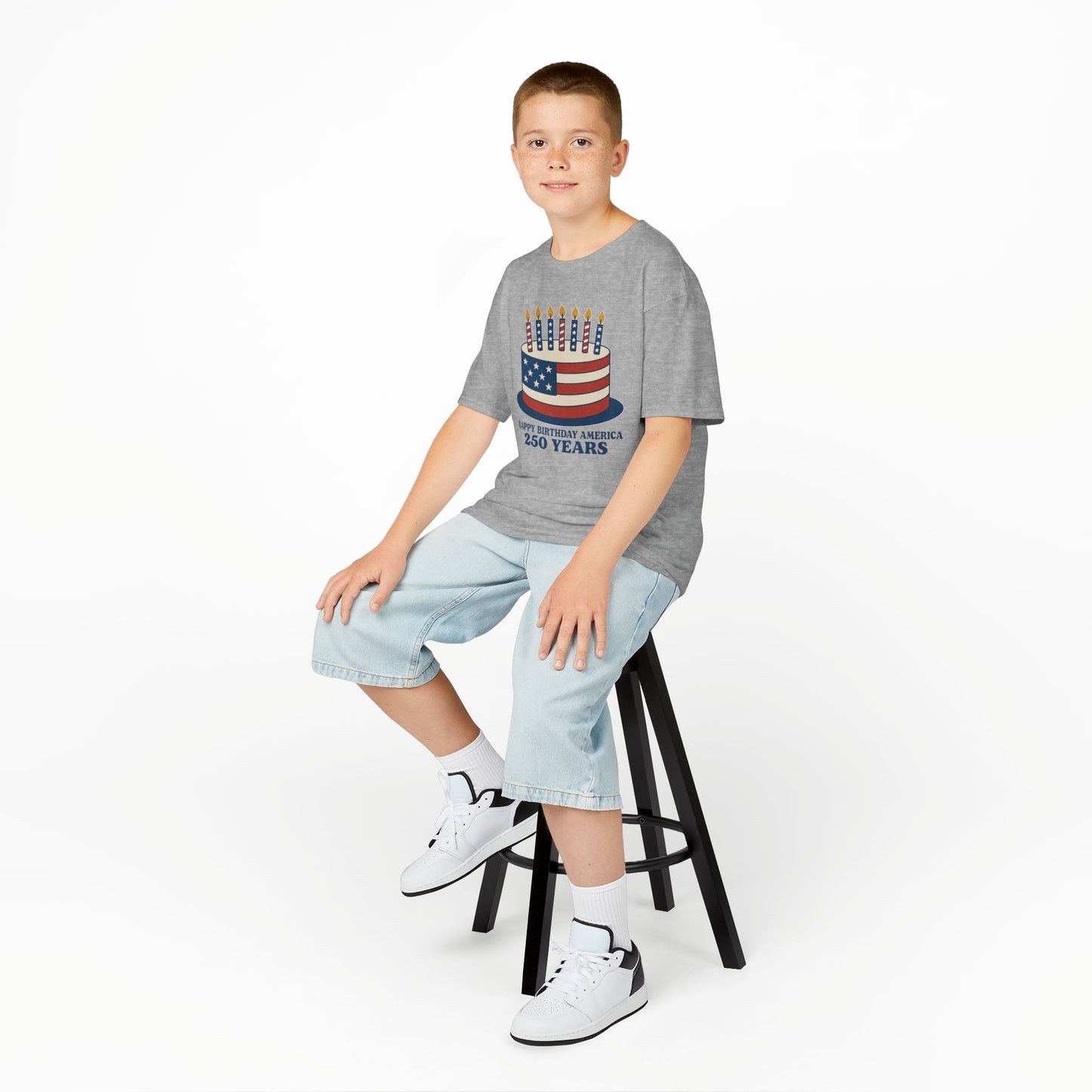 Kids' USA Birthday Cake T-shirt - 6 colors