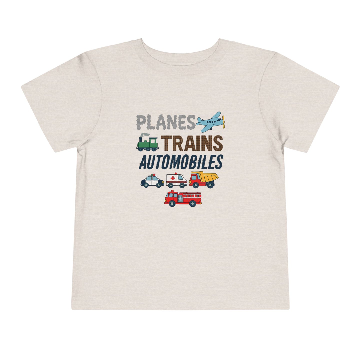 Planes, Trains, Automobiles Cute Toddler Tee - 7 colors