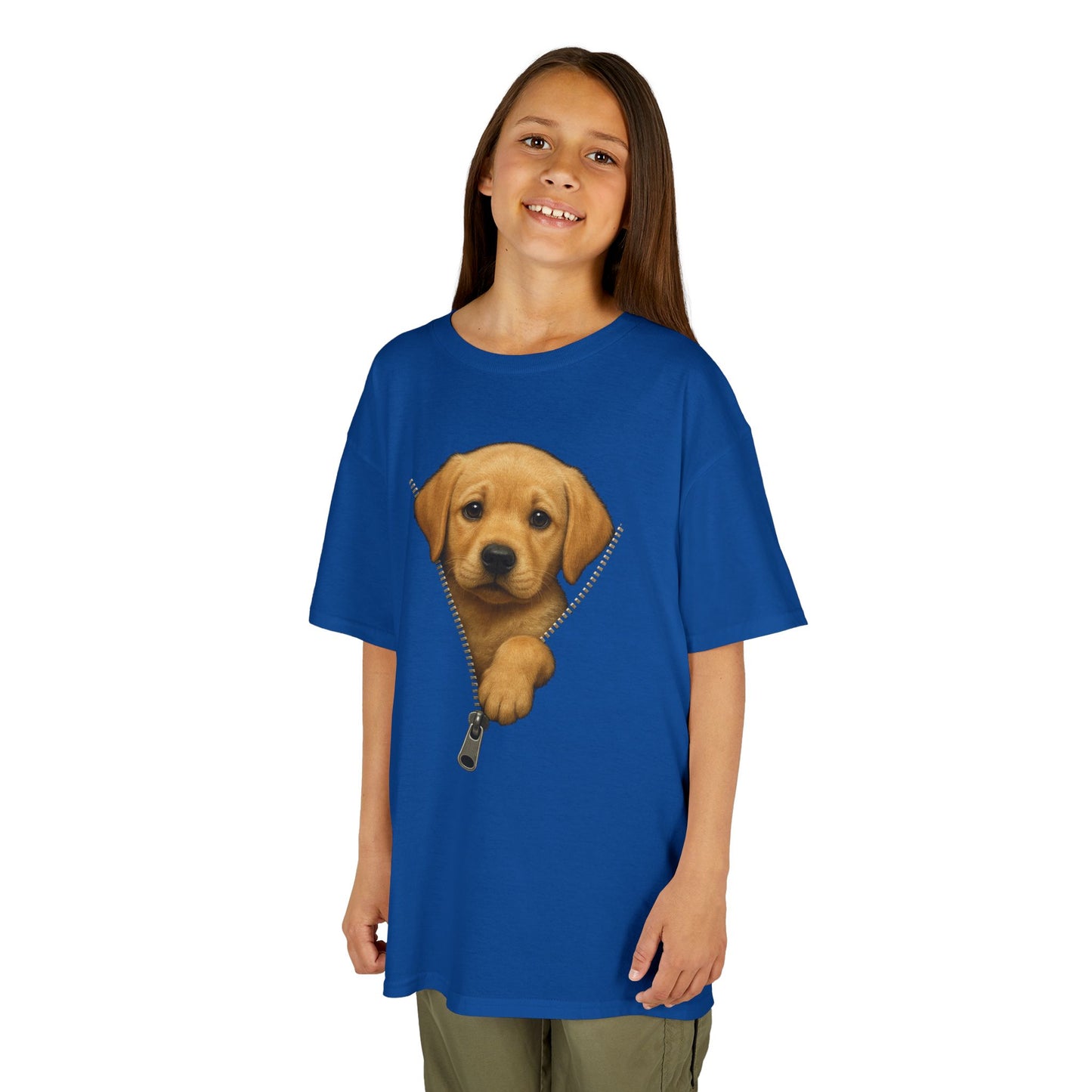 Kids' Peeking Puppy T-shirt - 15 colors