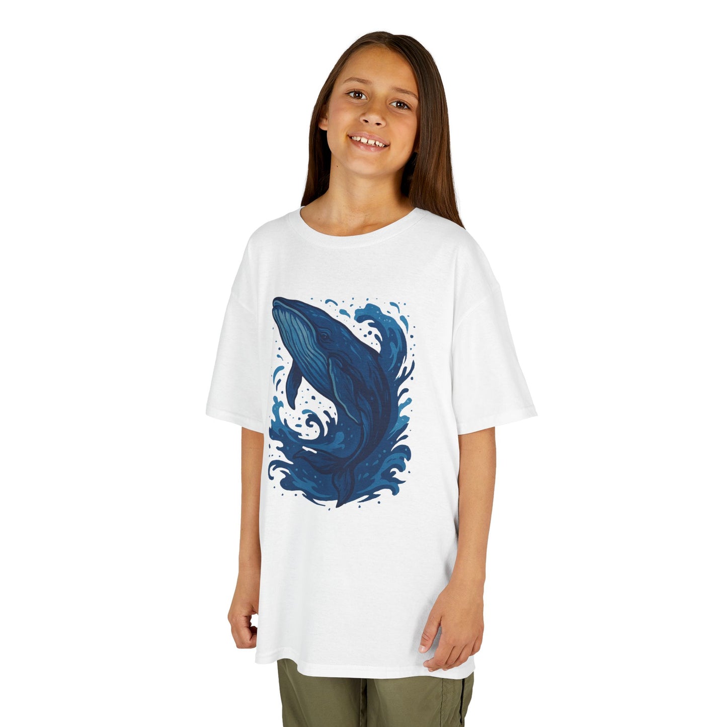 Kids' Soaring Whale T-shirt - 10 colors