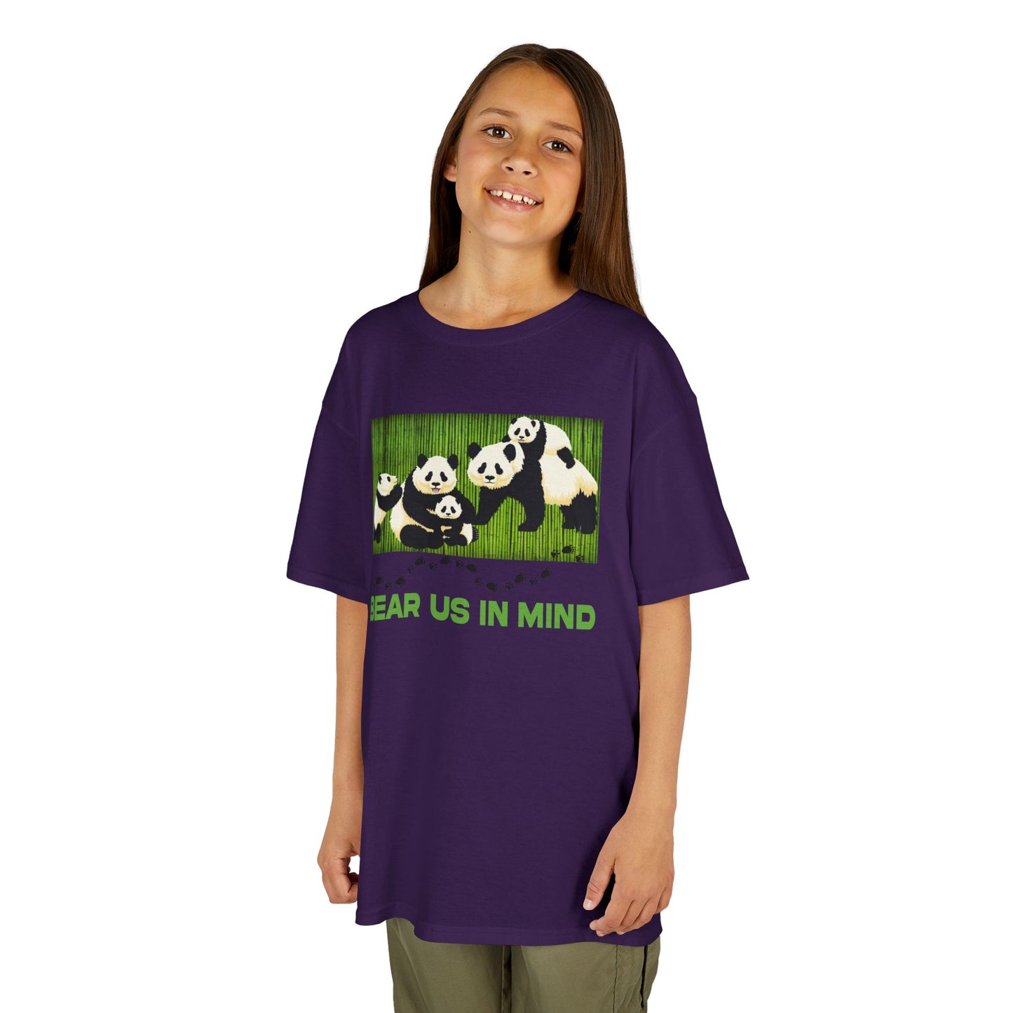 Kids' Bear Us In Mind Panda T-Shirt - 15 colors
