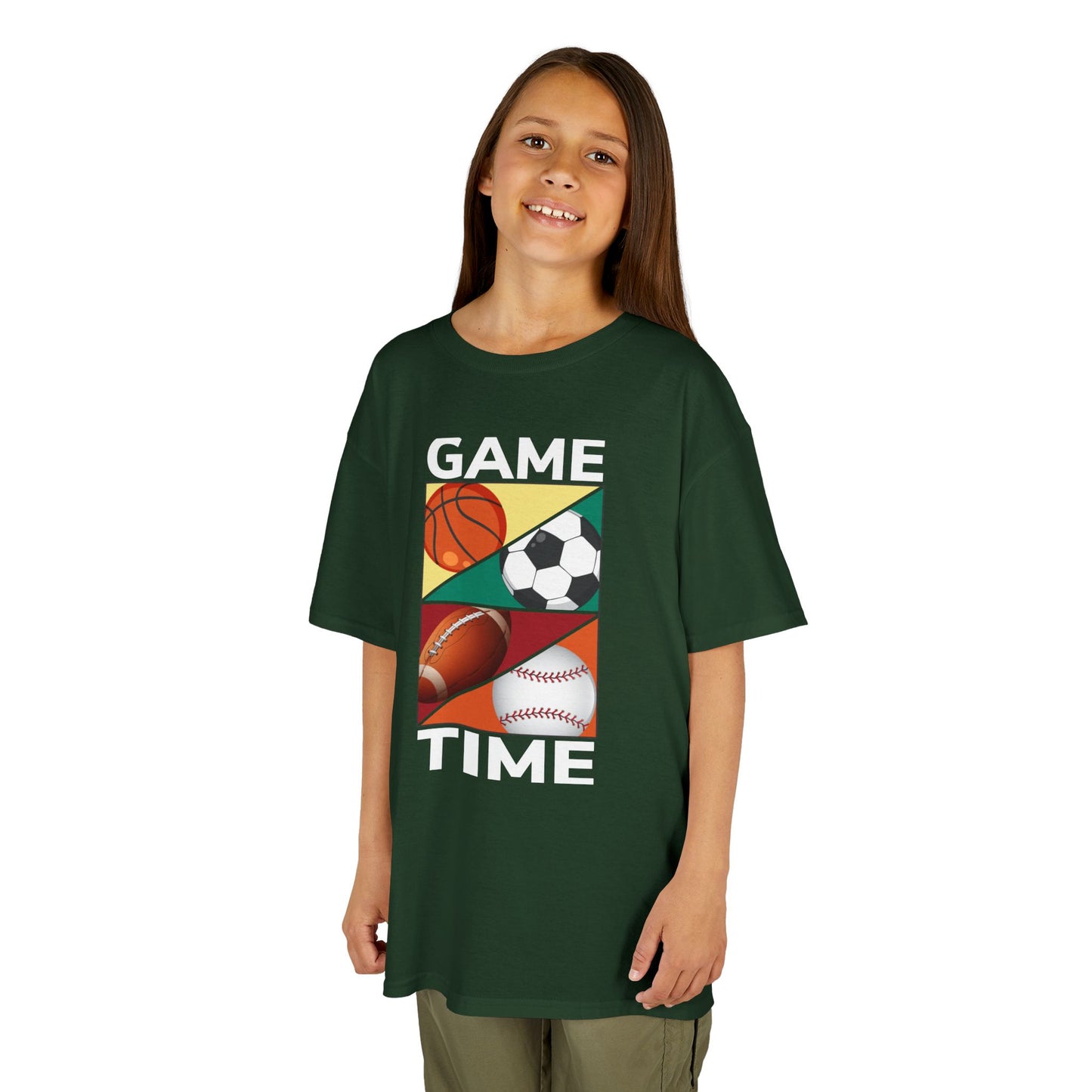 Kids' Sports Game Time T-Shirt - 16 colors