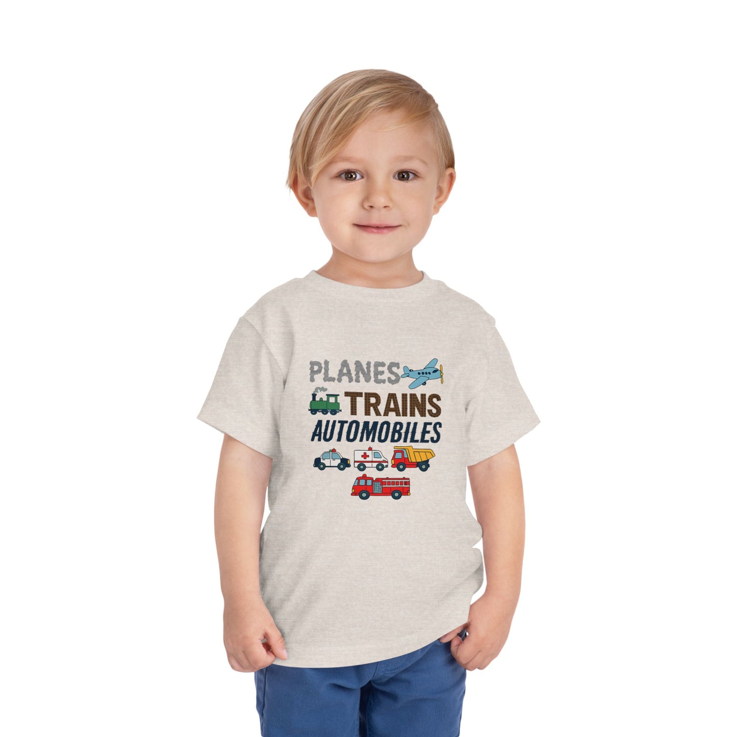 Planes, Trains, Automobiles Cute Toddler Tee - 7 colors