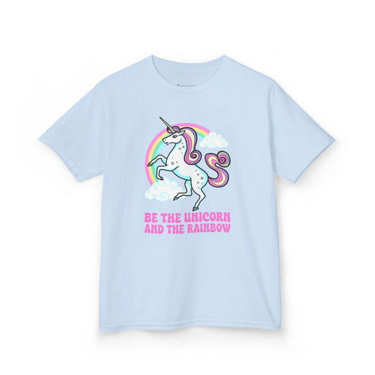 Kids' Be The Unicorn and The Rainbow T-Shirt - 17 Colors