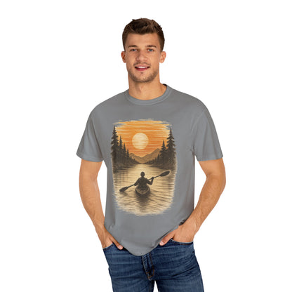 Sunset Kayak Unisex T-Shirt - 11 colors