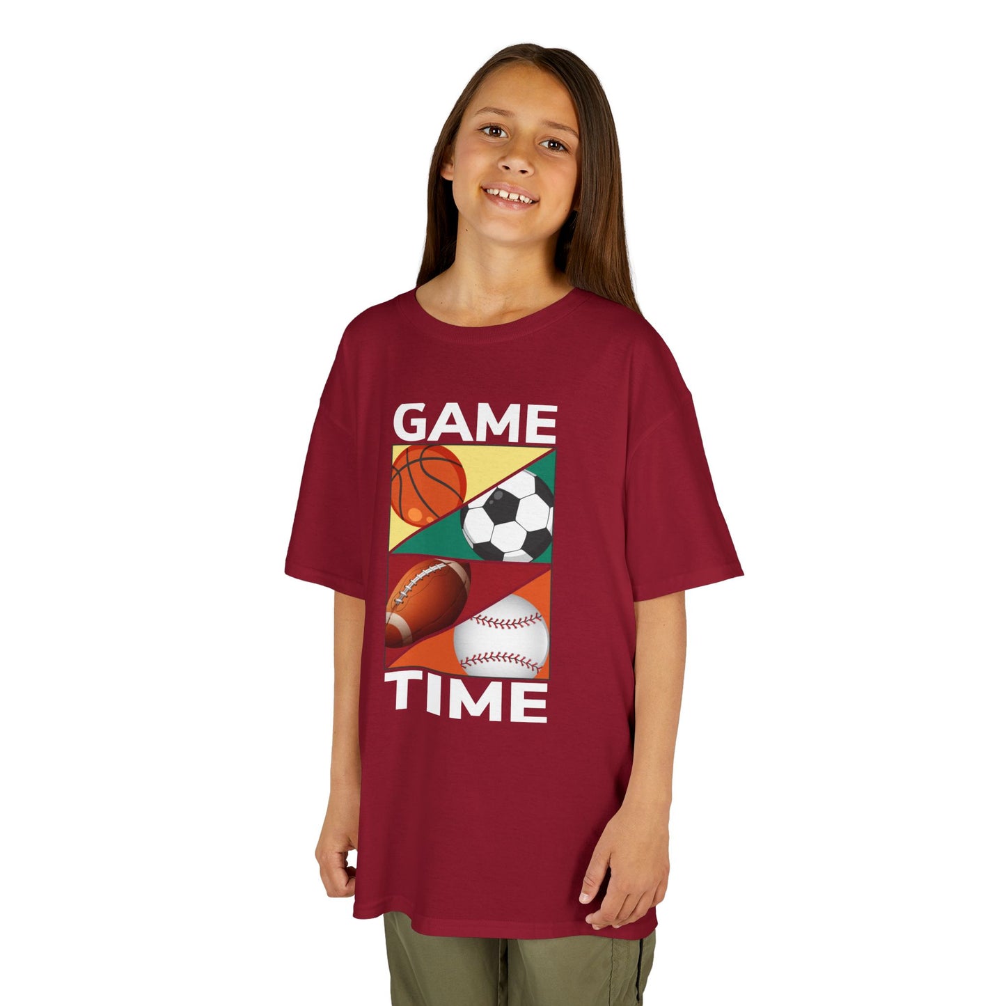Kids' Sports Game Time T-Shirt - 16 colors