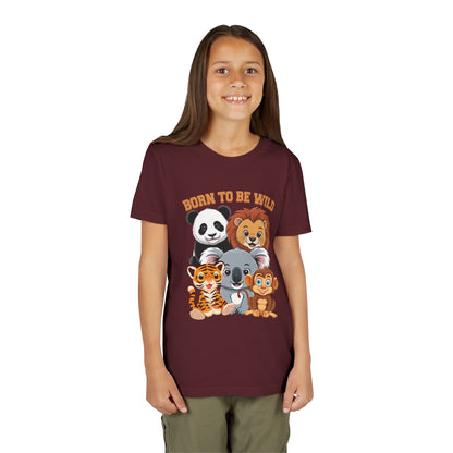 Born to Be Wild Animal Friends Kids T-Shirt