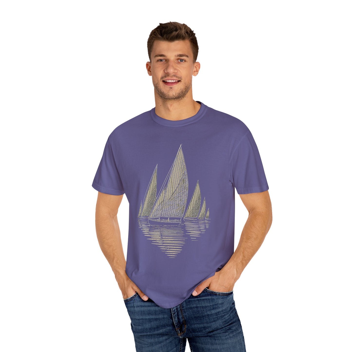 Sailing Shadows Unisex T-Shirt - 13 colors