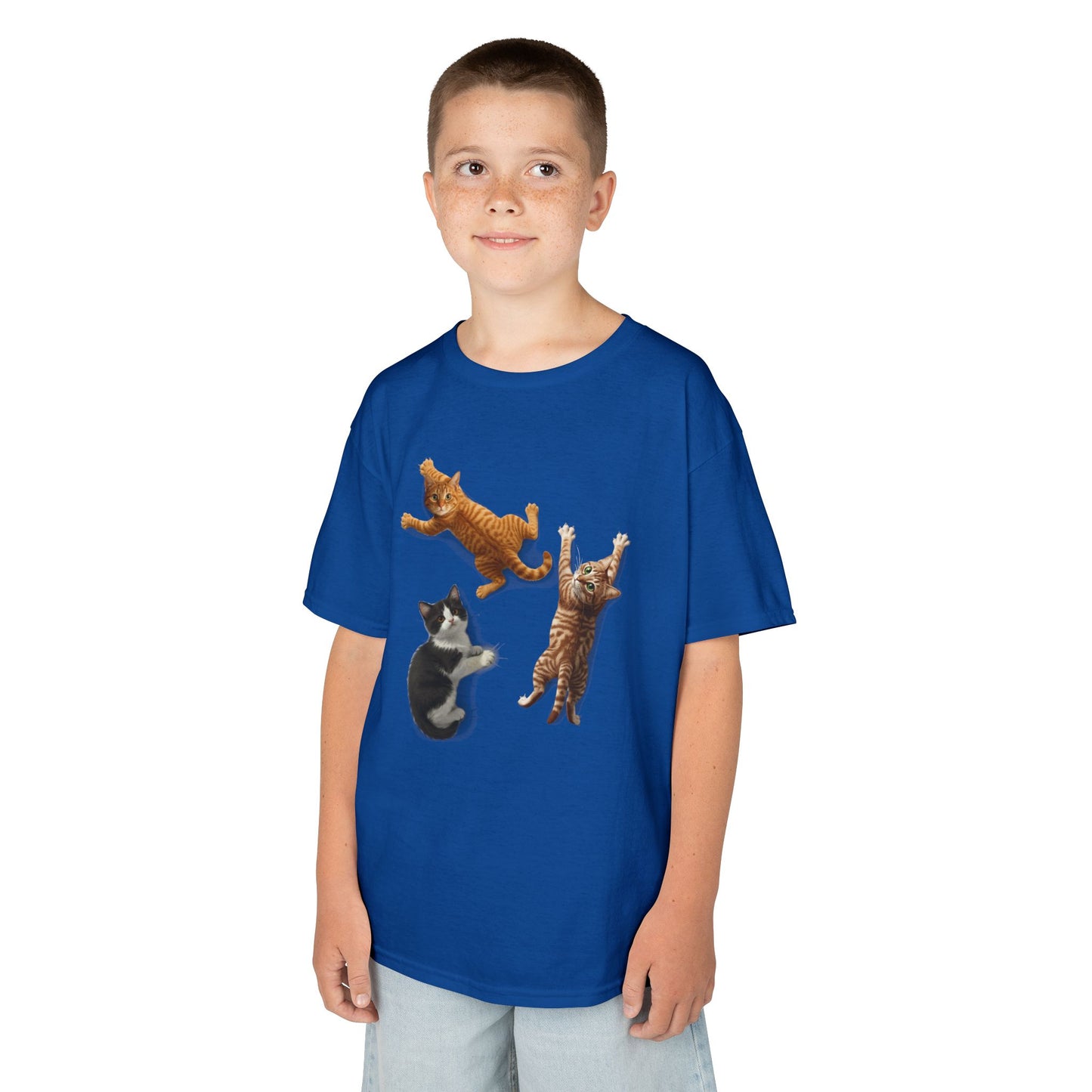 Kids' Clinging Kittens T-Shirt - 14 colors