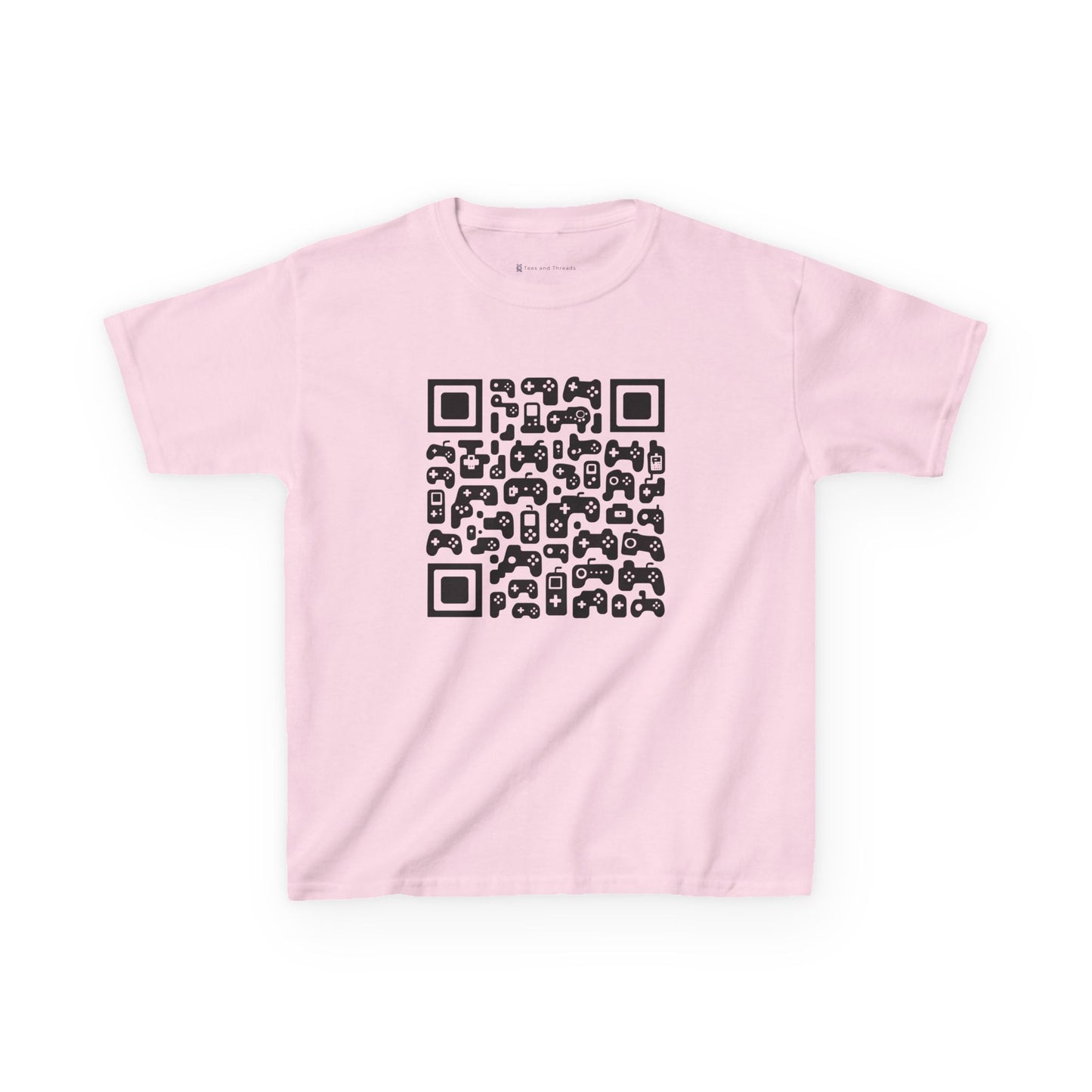 Kids' Gaming QR Code T-shirt - 7 colors