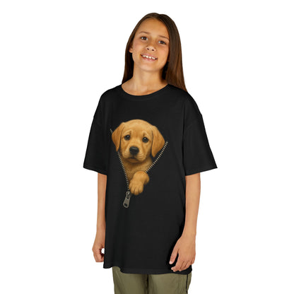 Kids' Peeking Puppy T-shirt - 15 colors