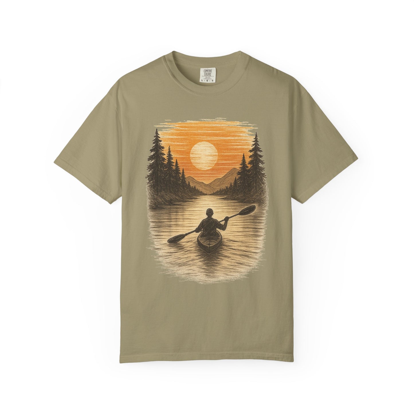Sunset Kayak Unisex T-Shirt - 11 colors