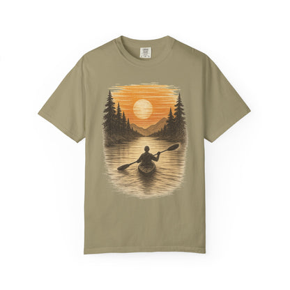 Sunset Kayak Unisex T-Shirt - 11 colors