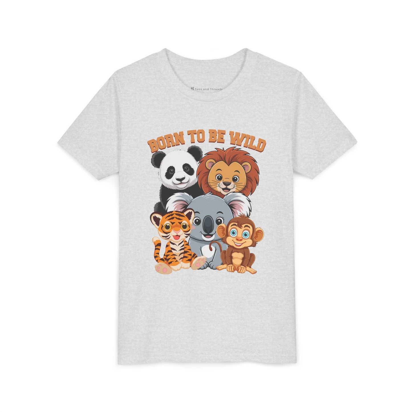 Born to Be Wild Animal Friends Kids T-Shirt