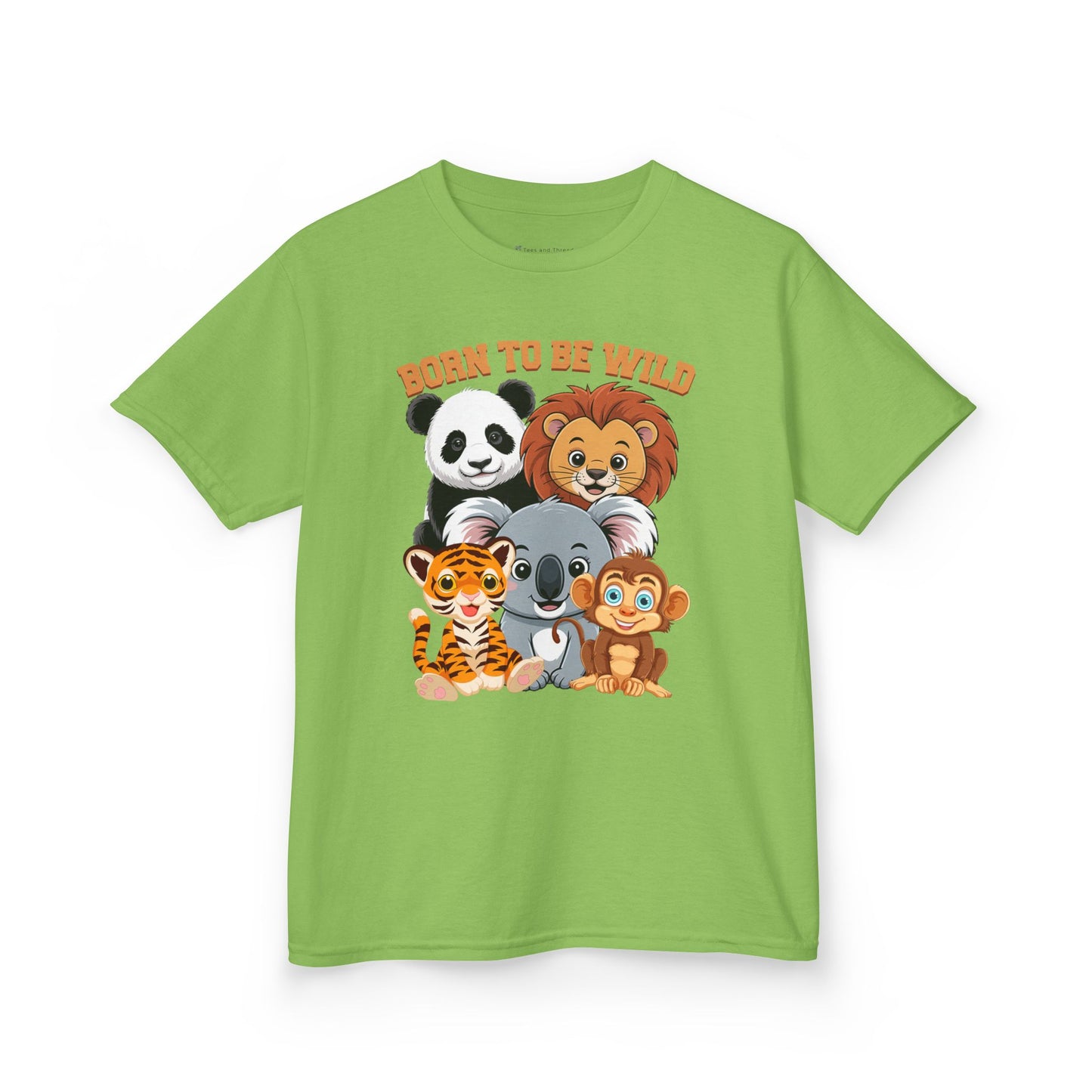 Kids' Born to Be Wild Animal Friends T-Shirt - 18 colors