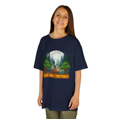 Kids' Leave Only Footprints Forest T-Shirt - 18 colors