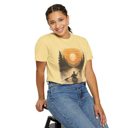 Sunset Kayak Unisex T-Shirt - 11 colors