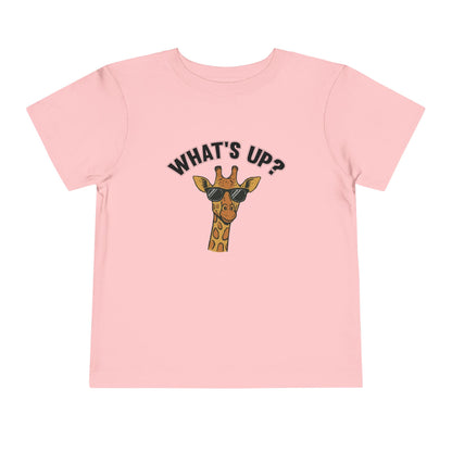 What's Up Cute Giraffe Toddler Tee - 6 colors