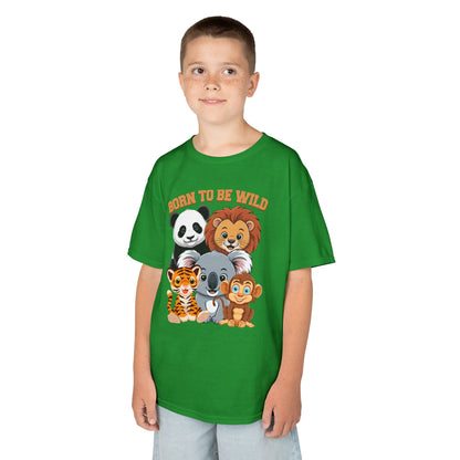 Kids' Born to Be Wild Animal Friends T-Shirt - 18 colors