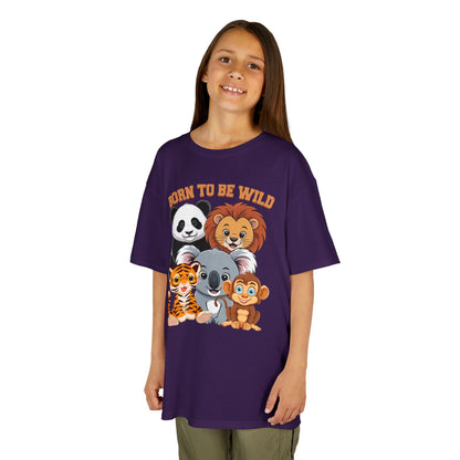Kids' Born to Be Wild Animal Friends T-Shirt - 18 colors