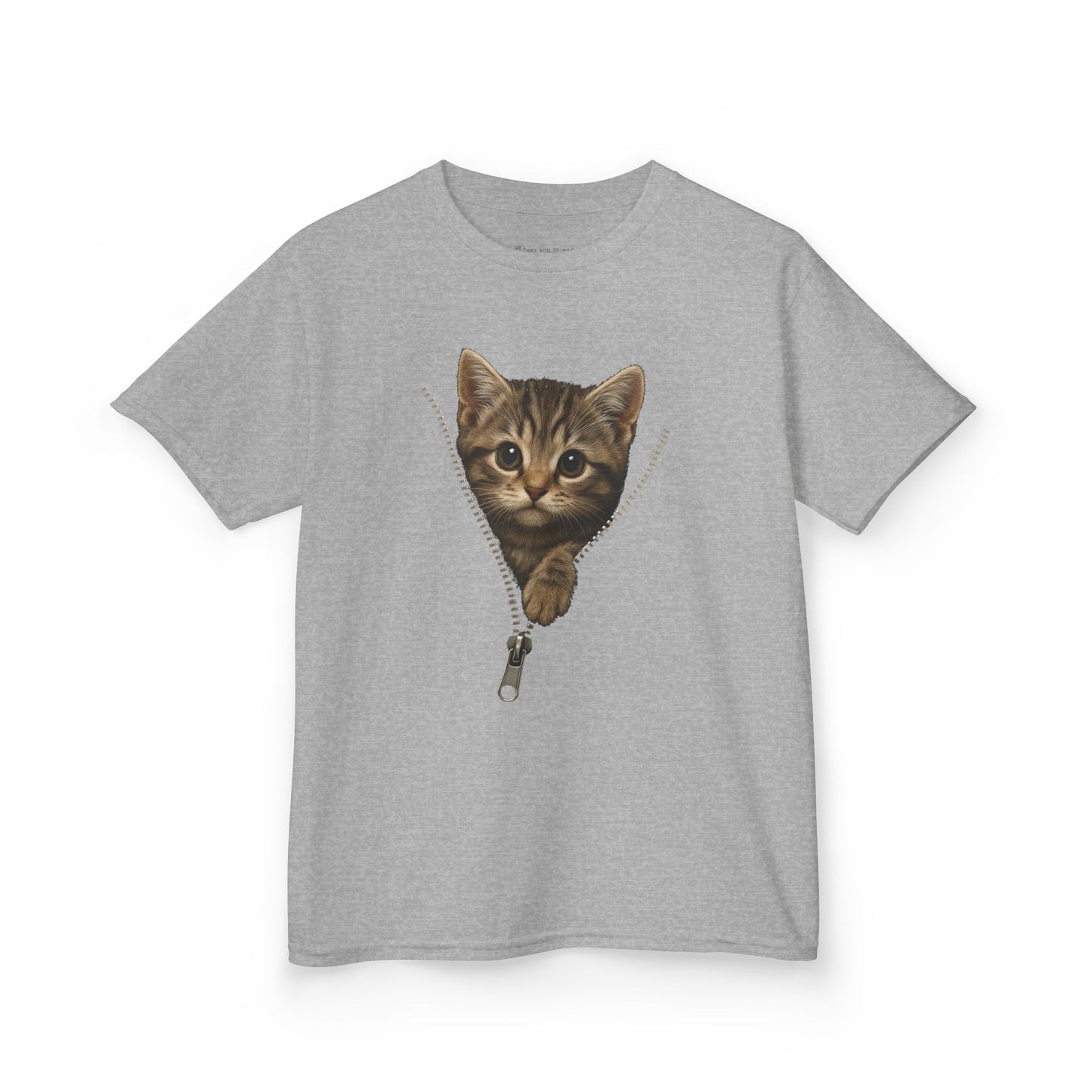 Kids' Peeking Kitten T-shirt - 14 colors