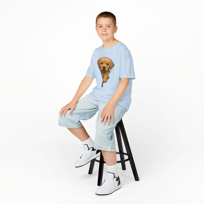 Kids' Peeking Puppy T-shirt - 15 colors