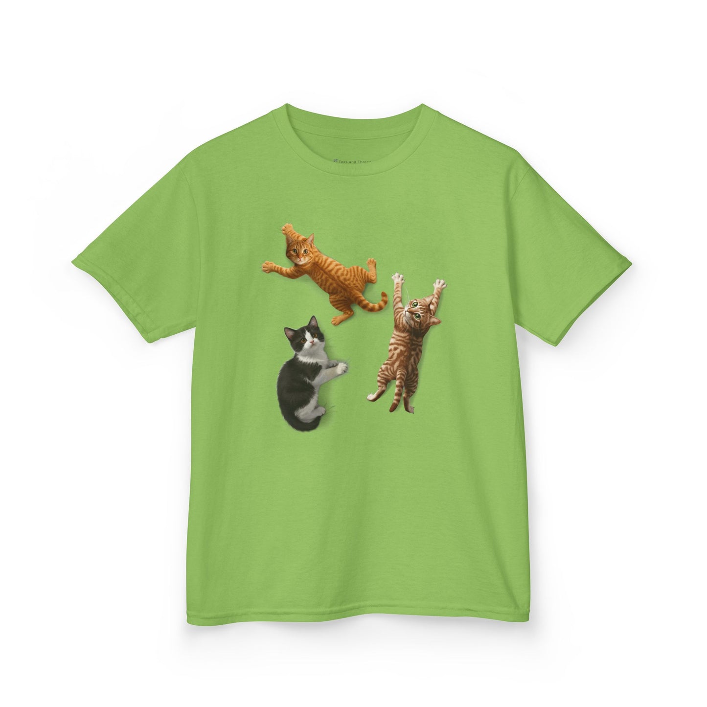 Kids' Clinging Kittens T-Shirt - 14 colors