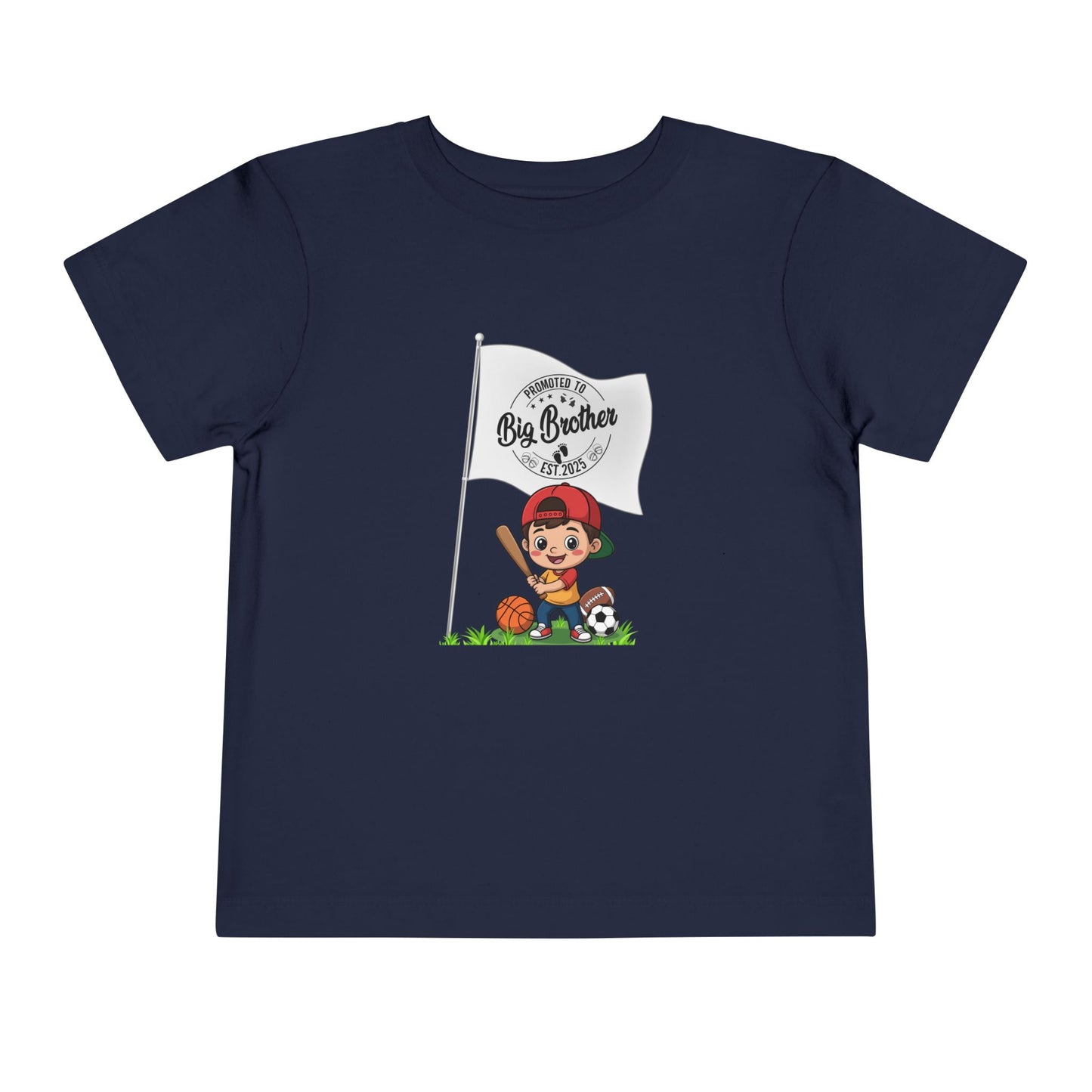 Promoted to Big Brother Cute Toddler Tee - 6 colors