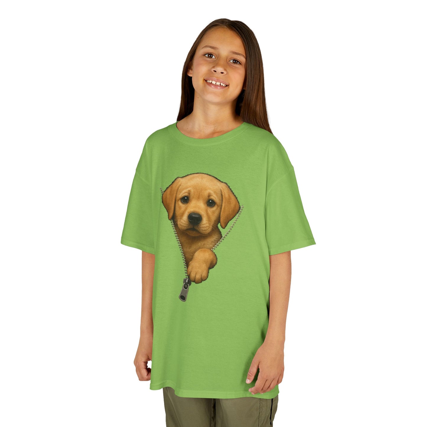 Kids' Peeking Puppy T-shirt - 15 colors